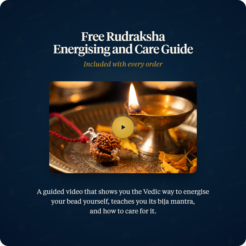 Free Rudraksha energising and care guide