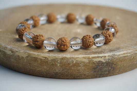 Rudraksha and Sphatik Bracelet, main view