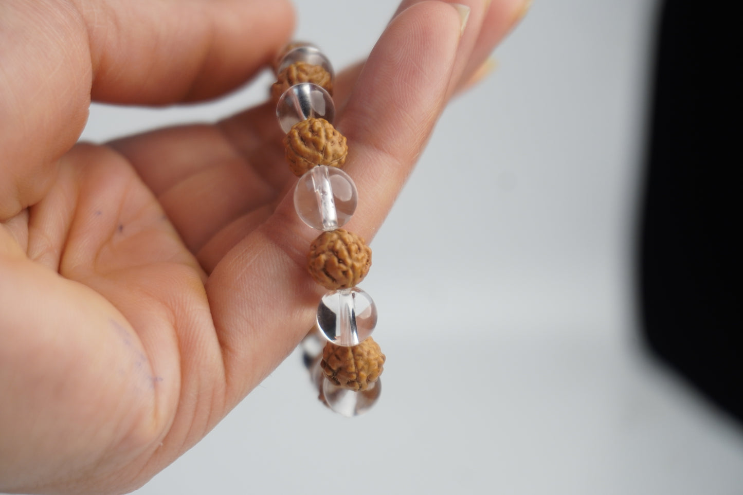 Rudraksha and Sphatik Bracelet, packaging detail
