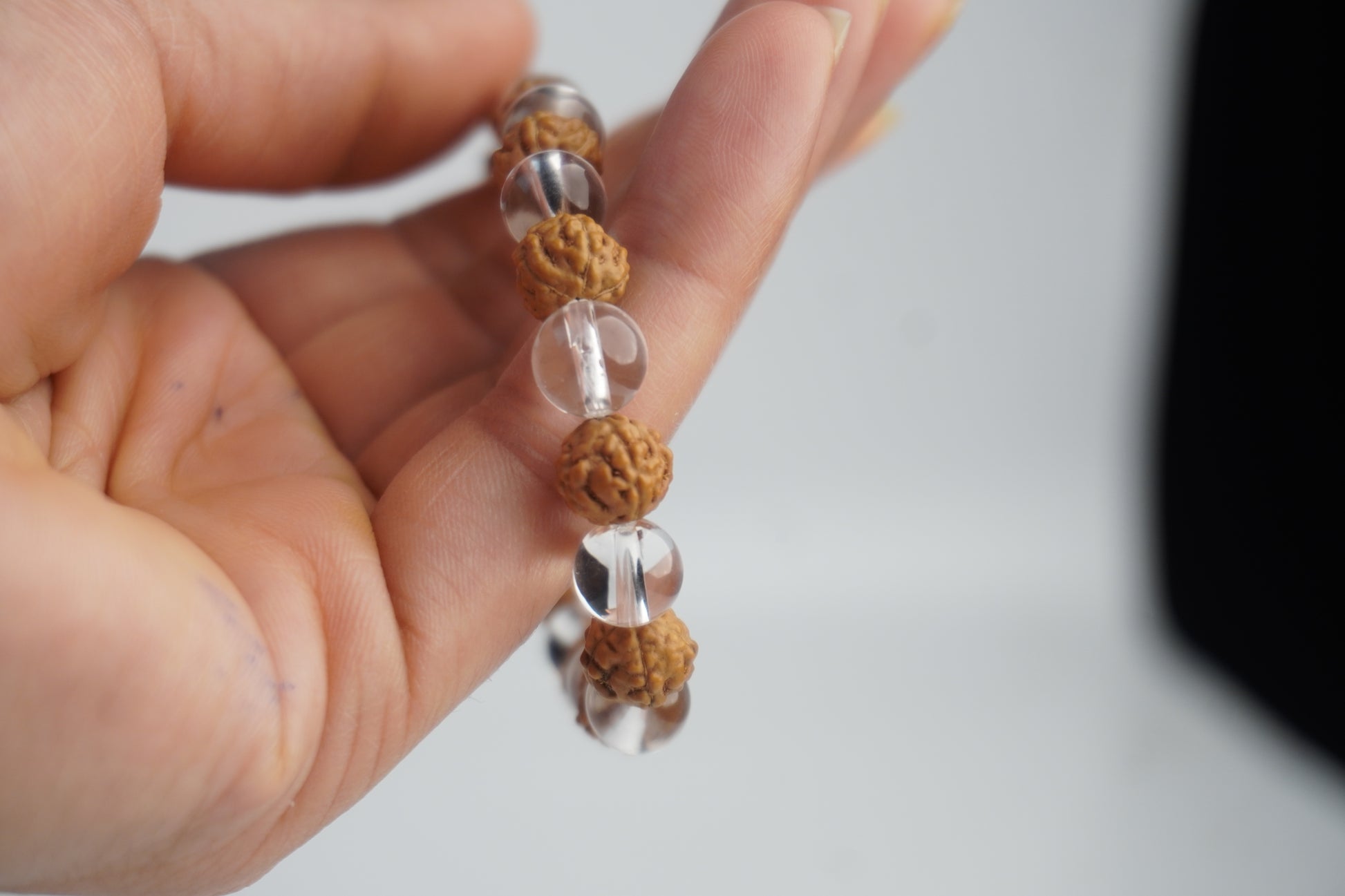 Rudraksha and Sphatik Bracelet, packaging detail