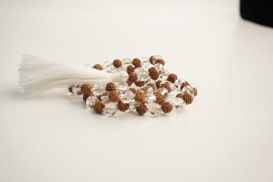 Sphatik & Rudraksha Jaap Mala