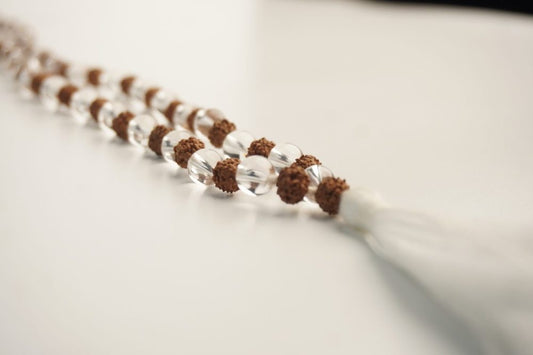 Sphatik Rudraksha Mala